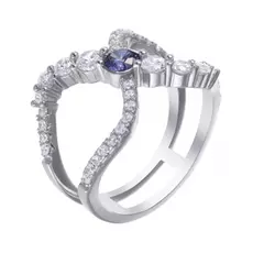 Кольцо из серебра SL32045N1_001_WG