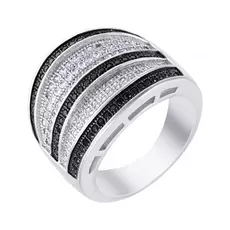 Кольцо из серебра SL60051B1_001_WG