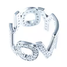 Кольцо из серебра SR01257A_KO_001_WG