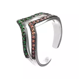 Кольцо из серебра SR150194E_001_WG