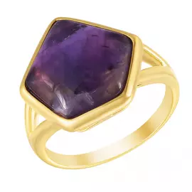 Кольцо из серебра SR1948-amethyst_KO_AM_YG