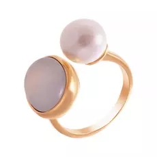 Кольцо из серебра SR2122_KO_CH_WB_YG