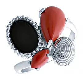 Кольцо из серебра SR2293_KO_JA_OX_WG