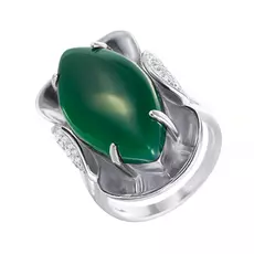 Кольцо из серебра SR27842-BH_KO_AG_001_WG