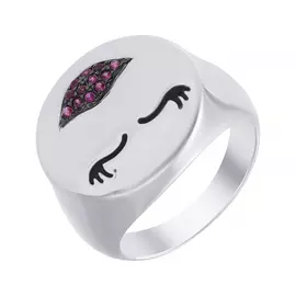 Кольцо из серебра SR28059_KO_001_WG