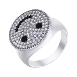 Кольцо из серебра SR28066_KO_001_WG