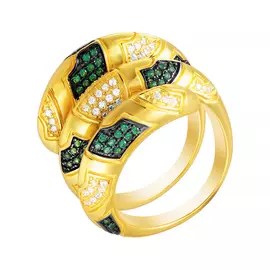 Кольцо из серебра SR31931-BM_KO_001_YG