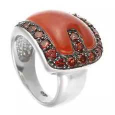 Кольцо из серебра SRJR3689G_GRB_SD_WG