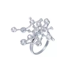 Кольцо из серебра SS-B0965R_KO_001_WG