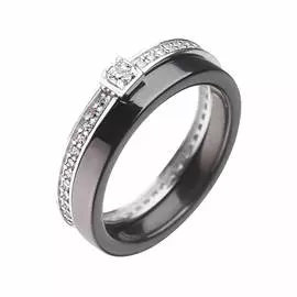 Кольцо из серебра TC-R00061-B-W-W-X-W