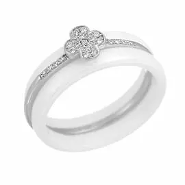 Кольцо из серебра TC-R00134-W-W-X-X-W