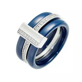 Кольцо из серебра TC-R00152-Вl-W-X-X-W