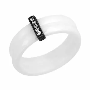 Кольцо из серебра TC-R00264-W-B-X-X-W