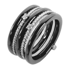 Кольцо из серебра TC-R00402-B-W-X-X-W