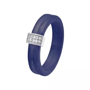 Кольцо из серебра TC-R00408-BL-W-X-X-W