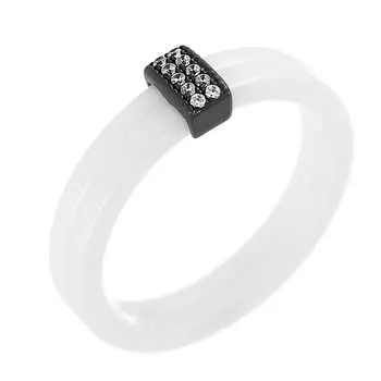 Кольцо из серебра TC-R00408-W-B-X-X-W