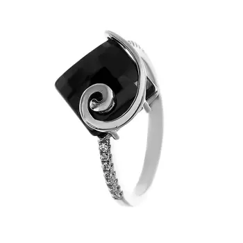 Кольцо из серебра TC-R00538-B-W-X-X-W