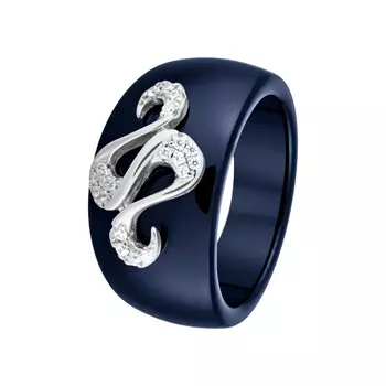 Кольцо из серебра TC-R00590-Вl-W-X-X-W