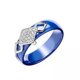 Кольцо из серебра TC-R00591-BL-W-X-X-W