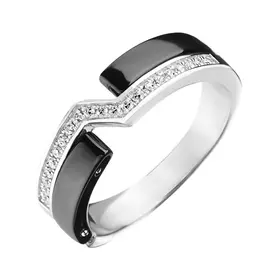 Кольцо из серебра TC-R00621-B-W-X-X-W