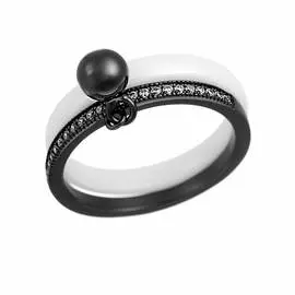 Кольцо из серебра TC-R00633-W-B-X-X-W