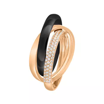 Кольцо из серебра TC-R00663-B-G-X-X-W