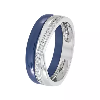 Кольцо из серебра TC-R00687-Вl-W-X-X-W