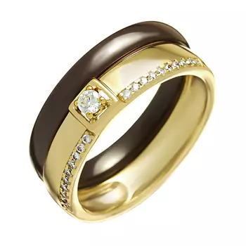 Кольцо из серебра TC-R00689-BR-L-W-X-W