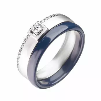 Кольцо из серебра TC-R00689-Вl-W-W-X-W