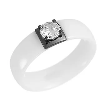 Кольцо из серебра TC-R00707-W-B-W-X-X