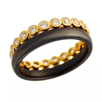 Кольцо из серебра TC-R00826-BR-L-X-X-W