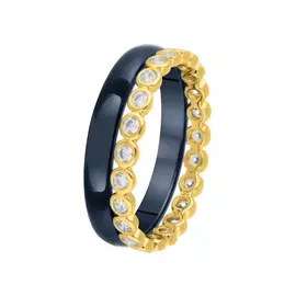 Кольцо из серебра TC-R00826-Вl-L-X-X-W