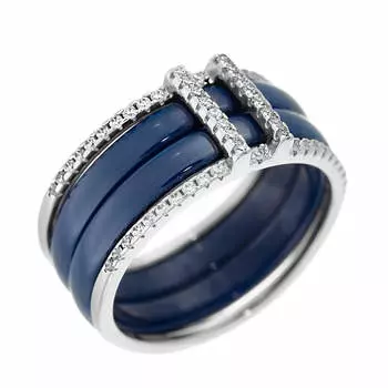 Кольцо из серебра TC-R00841-Вl-W-X-X-W