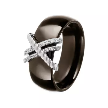 Кольцо из серебра TC-R00909-BR-L-X-X-W