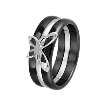 Кольцо из серебра TC-R00921-B-W-X-X-W