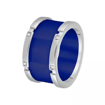 Кольцо из серебра TC-R00942-BL-W-X-X-W