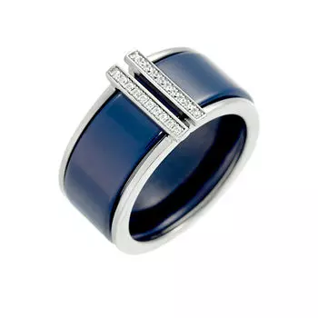 Кольцо из серебра TC-R00965-Вl-W-X-X-W