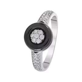 Кольцо из серебра TC-R01006-B-W-X-X-W