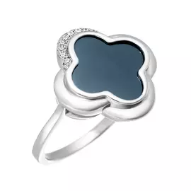 Кольцо из серебра TC-R01072-Вl-W-X-X-W