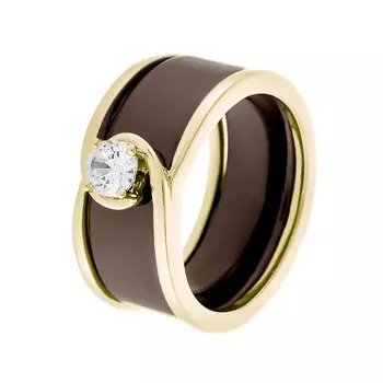 Кольцо из серебра TC-R01164-BR-L-W-X-X