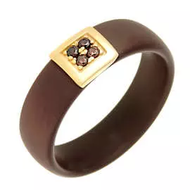 Кольцо из серебра TM-R00662-BR-L-X-X-DB