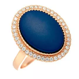 Кольцо из серебра TM-R00746-Вl-G-X-X-W