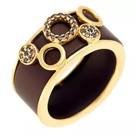 Кольцо из серебра TM-R00860-BR-L-X-X-DB