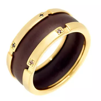 Кольцо из серебра TM-R00942-1-BR-L-X-X-DB