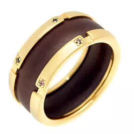 Кольцо из серебра TM-R00942-1-BR-L-X-X-DB