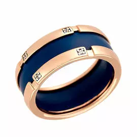 Кольцо из серебра TM-R00942-1-Вl-G-X-X-W