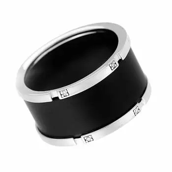 Кольцо из серебра TM-R00942-B-W-X-X-W