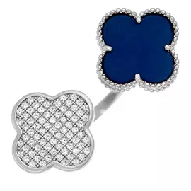 Кольцо из серебра TM-R00952-Вl-W-X-X-W