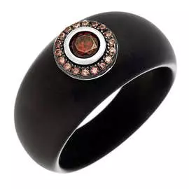 Кольцо из серебра TM-R01192-B-WB-DB-X-DB