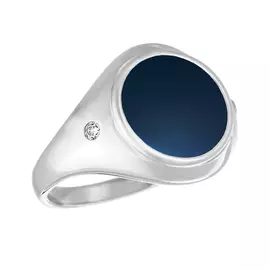 Кольцо из серебра TM-R01383-Вl-W-X-X-W